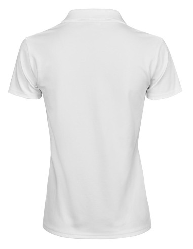 TEE-1409-Womens Luxury Stretch V-Neck Polo